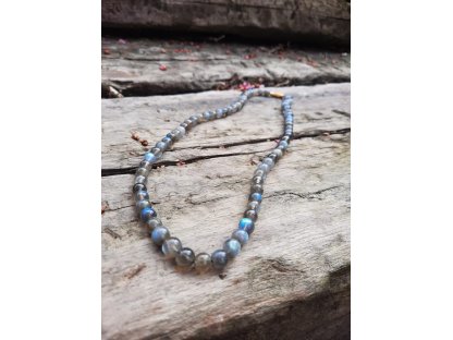 Labradorite korale/necklace/halskette 8mm 2
