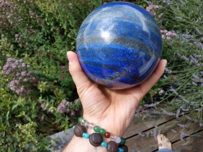 Lapis Lazuli Koule/Sphere Velky/Big one 13cm/5 inch 2
