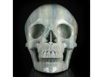 Skull Amazonite Realistic big one 18cm