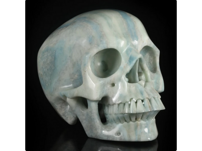 Skull Amazonite Realistic big one 18cm