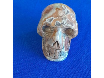 Skull Crazy Lace Agate 4,5cm