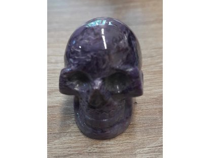 Skull Charoite  extra purple 3cm