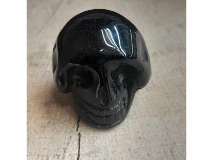 Skull black obsidian 3cm