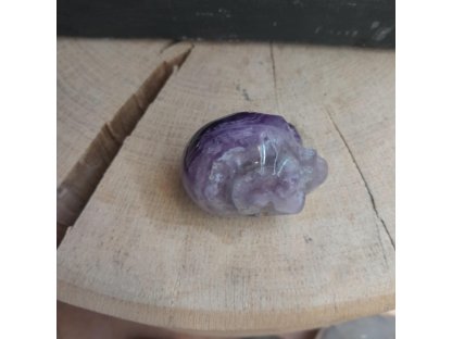 Lebka fialovy Fluorite 4,5cm 2
