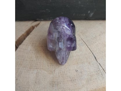 Lebka fialovy Fluorite 4,5cm