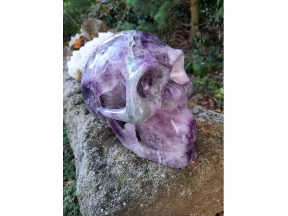 Skull Fluorite Magnus 15cm special shape 2