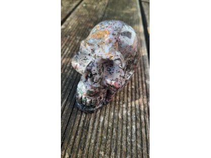 Skull Jasper *Ocean*Special *Chalcedony special 7,5cm extra