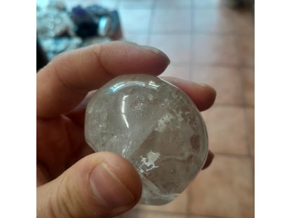 Lebka křišťál s duha a Choride speciálny 5,5cm