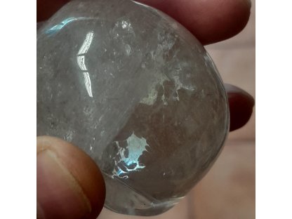 Lebka křišťál s duha a Choride speciálny 5,5cm
