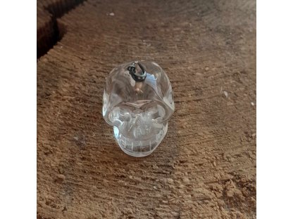 Skull Crystal silver pendant extra 2,5cm