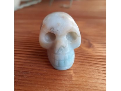 Skull Blue opal small one 3,5cm Rare