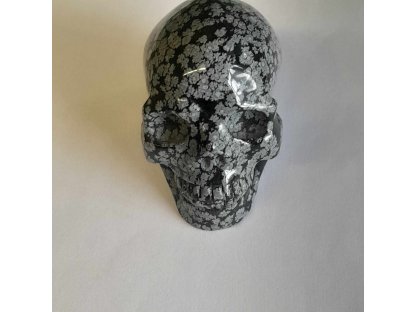 Skull Obsidin Snowflake 5cm 2