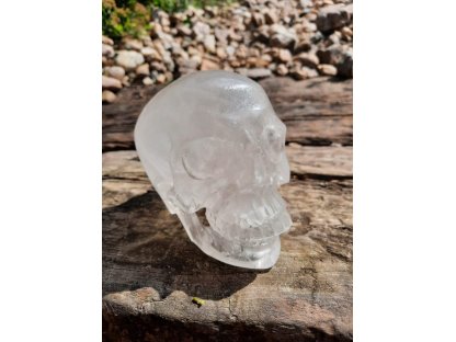 Lebka  Realistik Křistál 12cm