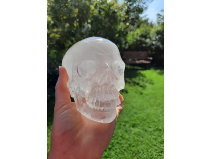Lebka  Realistik Křistál 12cm