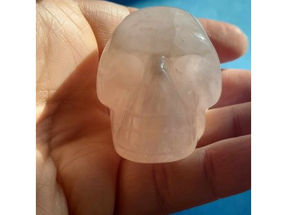 Skull Rosequartz Extra 4,5cm