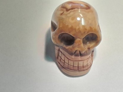 Lebka/Skull,Schädel/Cervena Obrazek Jaspis/ Red Picture Jasper 3cm