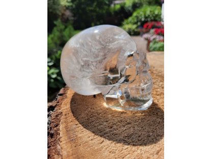 Kristall Schädel mit Chloride Inklusion Madagaskar extra 11cm