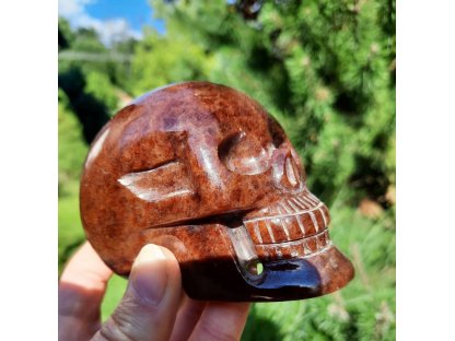 Skull Garneth  *Hessonite* 7cm