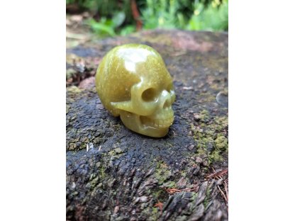 Lebka/Skull/Schädel Jadeid/Jade 3,5cm