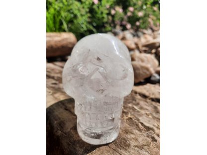 Lebka/Skull /Schädel Křistál/Crystal 8,5cm 2