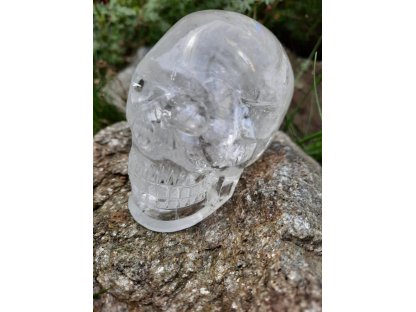 Lebka/Skull /Schädel Křistál/Crystal 8cm