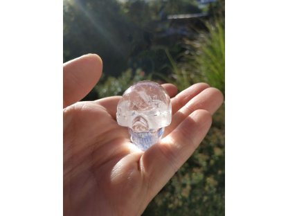 Lebka/Skull/Schädel Křistál/Crystal /Berg Kristal 4.5cm