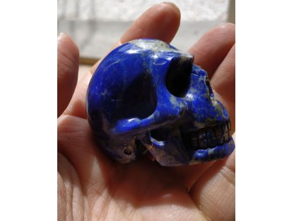 Lebka ,Skull,Schädel Lapis Lazuli Extra 4cm 2