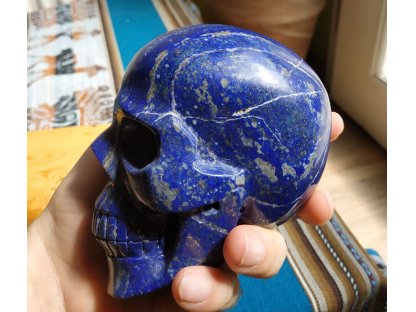 Lebka Lapis Lazuli velka- 9cm,1KG