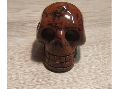 Lebka ,Skull,Schädel Mahogany Obsidian 4,5cm