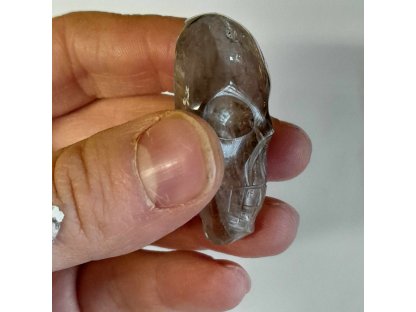 Lebka/Skull/Schädel Masků/Mask Elestial Křistál/Crystal/Bergkristall 4,5cm