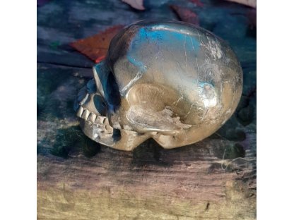Lebka /Skull/Schädel Pyrite 6cm
