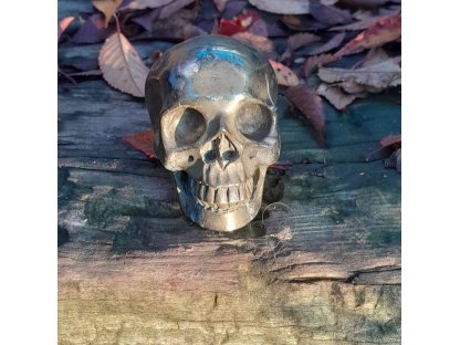 Lebka /Skull/Schädel Pyrite 6cm