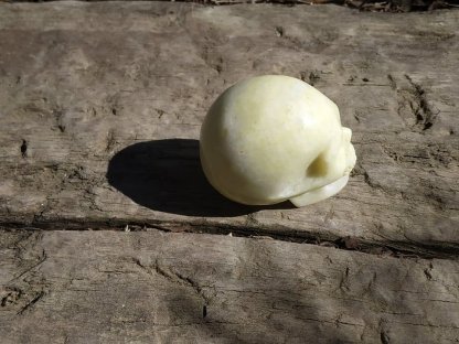 Lebka,Skull,Schädel Realistic Citron/Lemon Jade/Jadeid 2