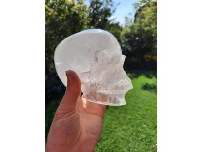 Schädel Realistisch Kristall 12cm