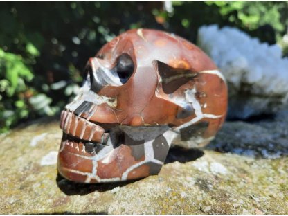 Lebka/Skull/Schädel Septaria Kalcite s Aragonite 8cm 2