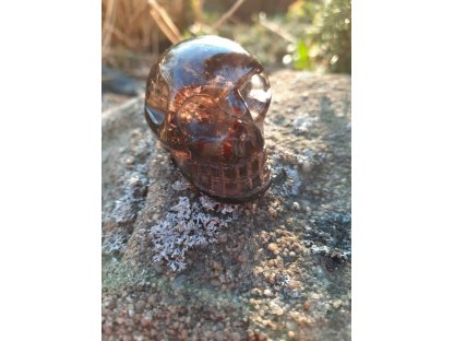 Lebka,Skull,Schädel Zahněda 3cm#173 #3 2