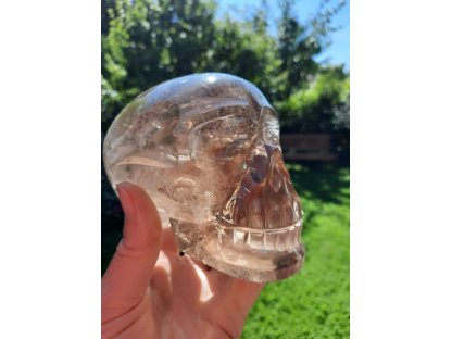 Skull Smokey quartz Brazilian 12cm
