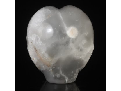 Lebka UFO Star Being/Světlo bidost Selenite Vzácny 10cm
