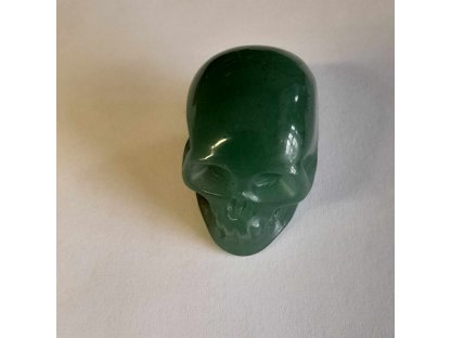 Skull Green aventurine 3cm