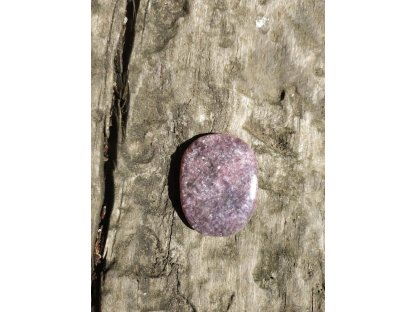 Lepidolite Plochy/Soap stone 3cm