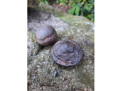 Moqui Marbles-Navajo Kamen Koule/Pairs/Paar 3cm/4,5cm rare size
