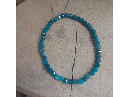 Armband facettiert  Apatite 4mm