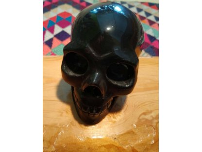 Obsidian lebka Realistic 8cm