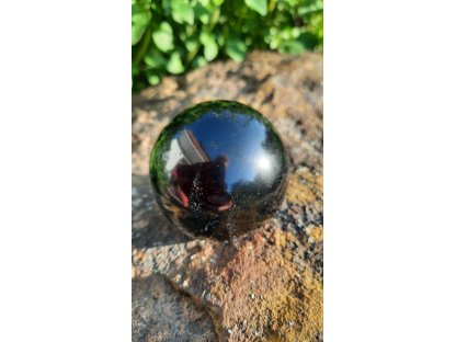 Obsidian black Sphere 5.5cm