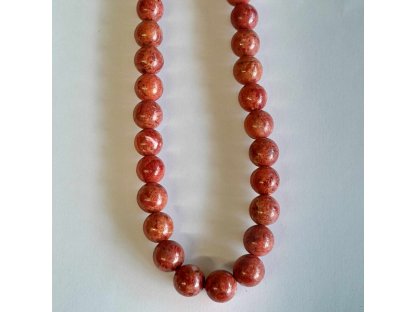  Red Corall Necklace 10mm  2