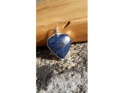Heart Pendant Lapis Lazuli 2 cm
