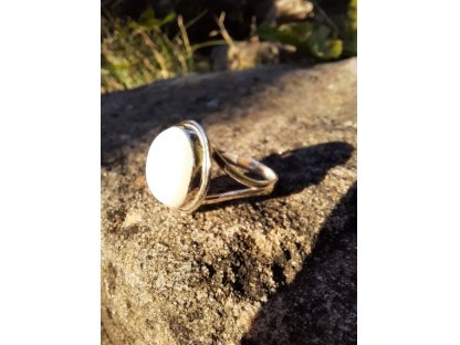 Prsten střibro/Silver Opal 2,5cm 2