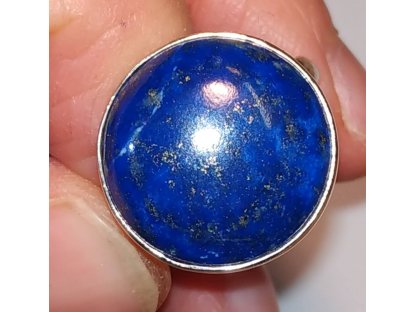 Prsten střibro/Silver/Ring lapis lazuli 2,5cm