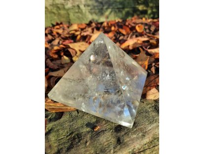 Pyramida z pravého křišťálu /Crystal Pyramid/Bergkristal Pyramid 9-10cm čistiho/clear/Klares 2