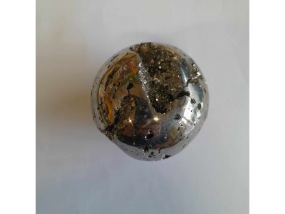 Pyrite sphere/ball 6cm 2